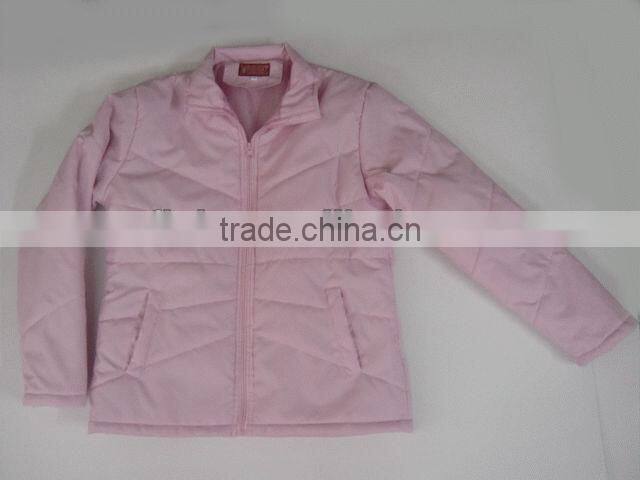 2013 New Stock Design Ladies Dress Padded Jacket