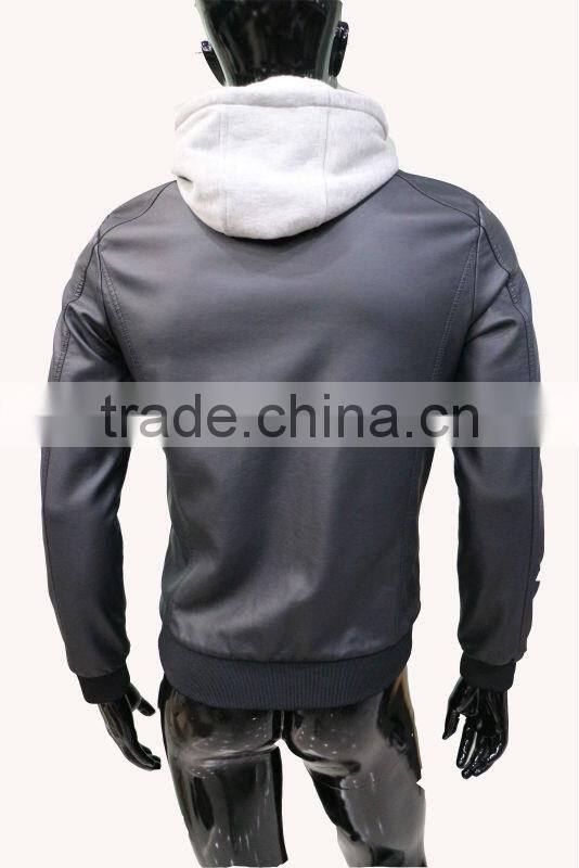 2016 Top fashion Italian jacket mens leather blazer