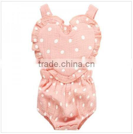 New arrival toddler clothing pink seersucker bubble wholesale fancy newborn baby clothes romper