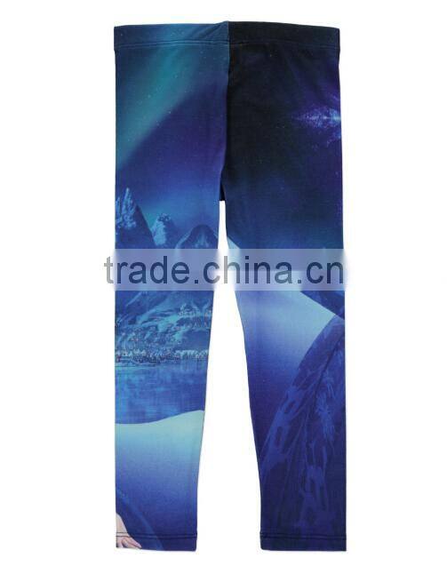 Galaxy Frozen Cute Children Girl Leggings and Tights