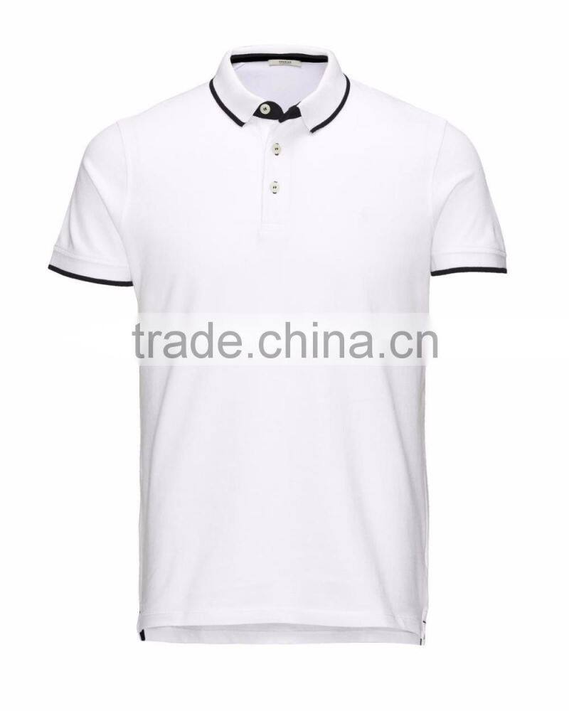 100% cotton men polo shirt custom, plain polo t-shirt cheap wholesale
