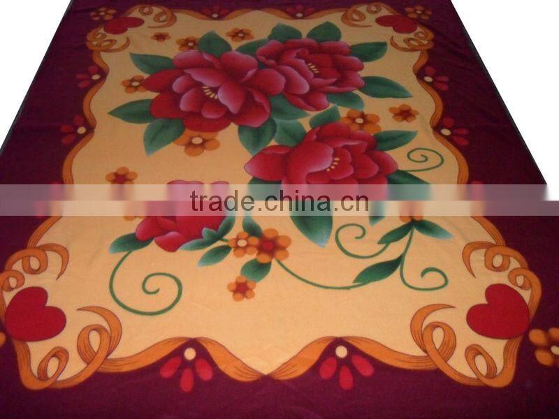 polar fleece blanket throw