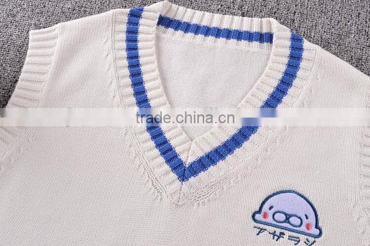 Primary school uniform design unisex uniform vests
