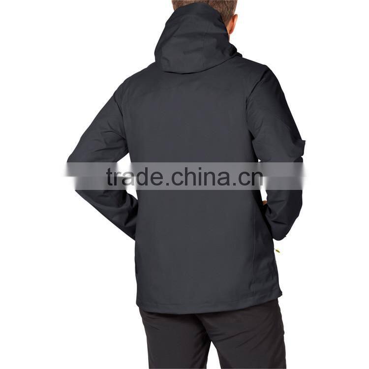 Men Weatherproof Tape Seamed Jacket for Active Hiking