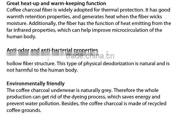 Coffee charcoal thermal underwear women long johns
