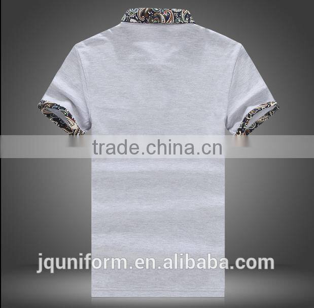 Custom Popular Cheap Soft Men's Stand Collar Cotton short sleeve men T Shirt Camisa Polo Shirts wholesale