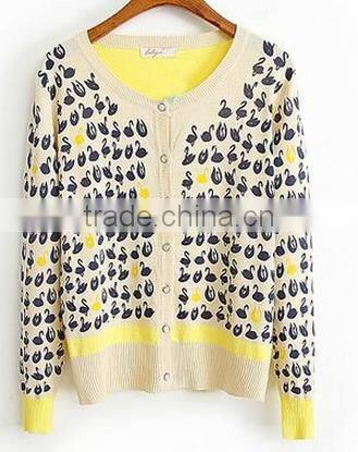 2014 hot sell wholesale high quality hollow cotton long sleeve cashmere cardigan