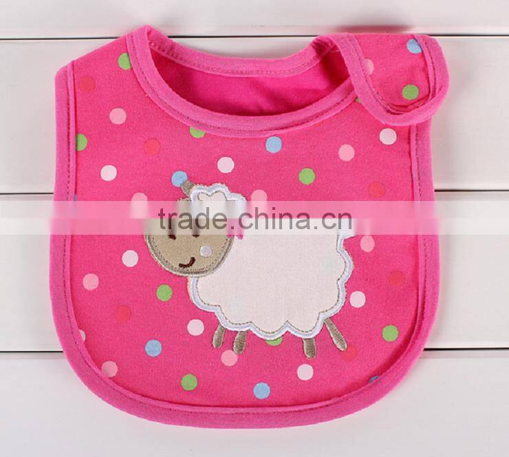 China baby bib manufacturer 2016 new arrival cotton bandana baby bib cute silicone baby bib