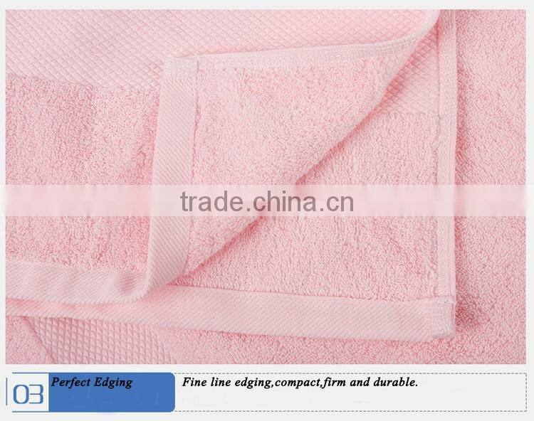 Custom cotton washcloths size woven dobby