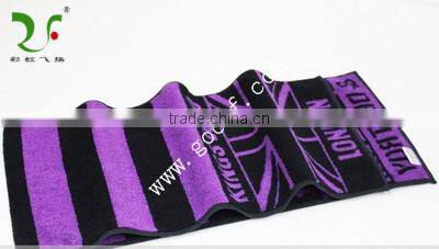 100% cotton yarn dyed jacquard fitness towel