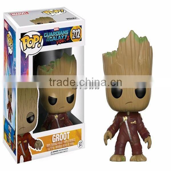 New Arriving Marvel pop Groot#202 ,Guardians of the GalaxyII Groot POP figure Factory price