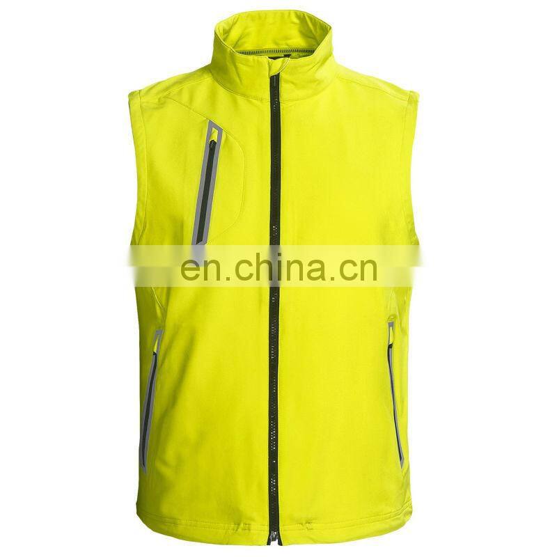 Blue softshell vest/custom made soft shell waistcoat / Outdoor vest for men(6 Years Alibaba Experience)