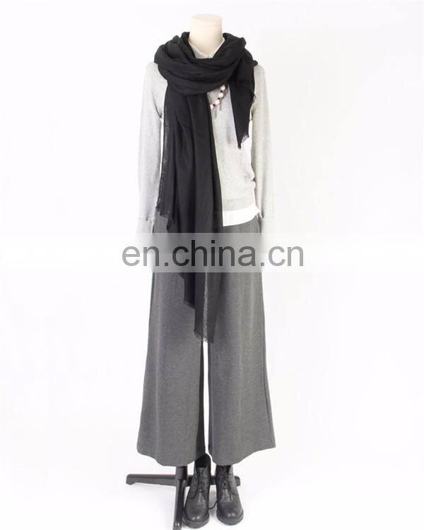 worsted 80s cashmere diamond pattern thin soft shawl autumn winter lady plain color jacquard pashmina scarf