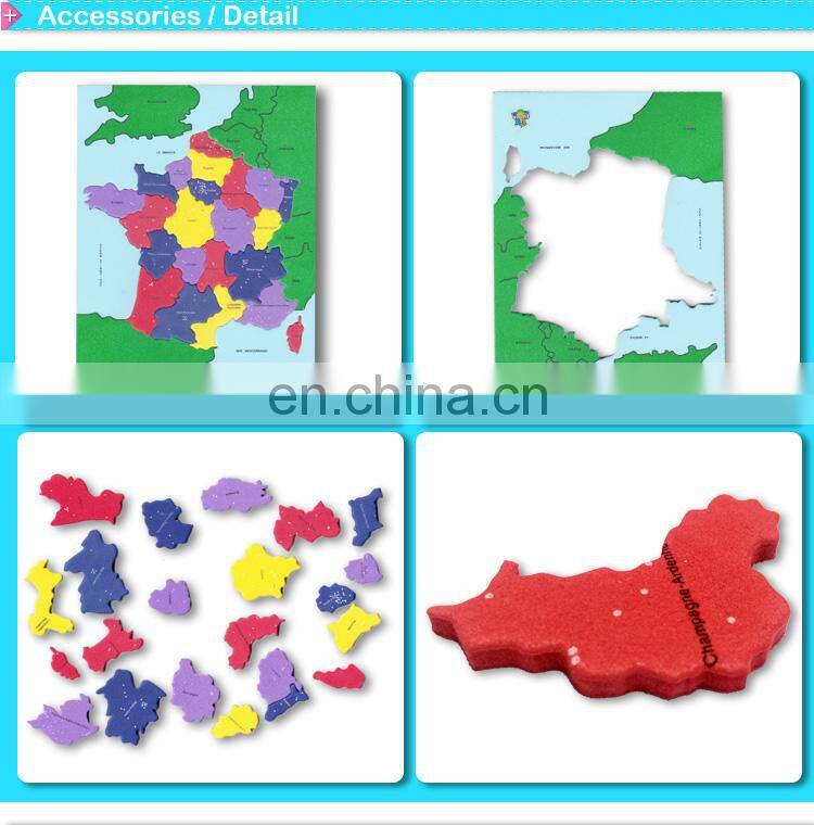 Educational EVA Foam puzzle map