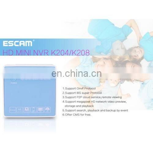 ESCAM NVR K204 4CH Mini NVR DVR