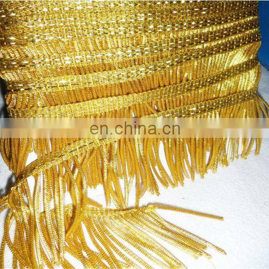 Gold Bullion Fringe | Metallic Fringe | Flag Fringe | Millitary Fringe