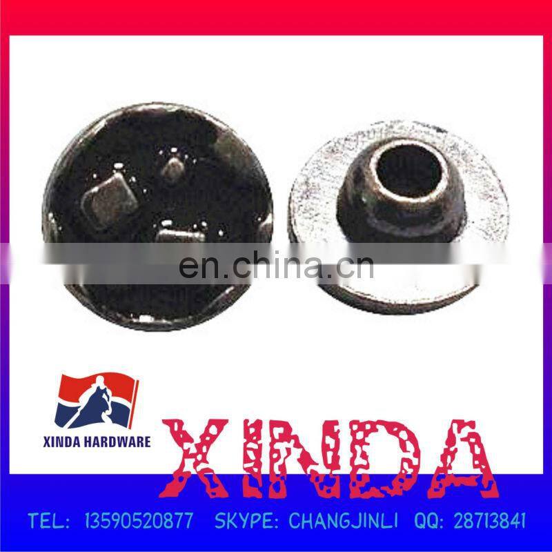 Delicate durable metal jeans rivets of factory for garment, bags, hats and bags with high quality