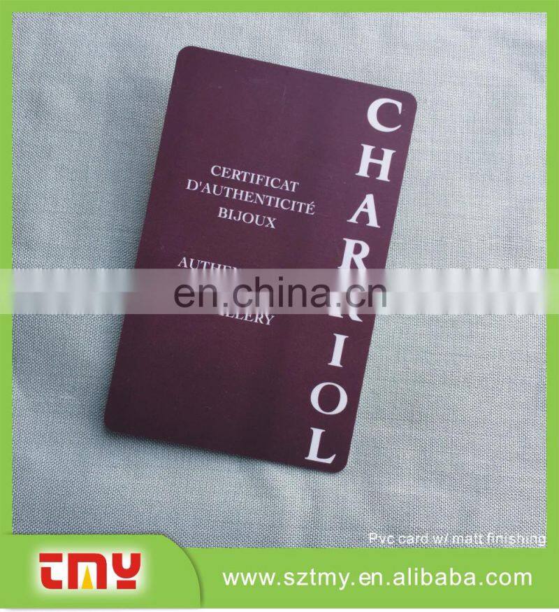 Both Sides Printing Plastic Membership Gift Card Maker