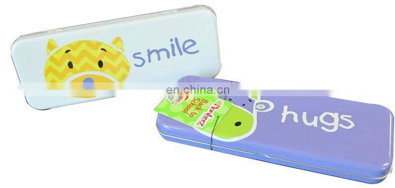 metal tin pencil box
