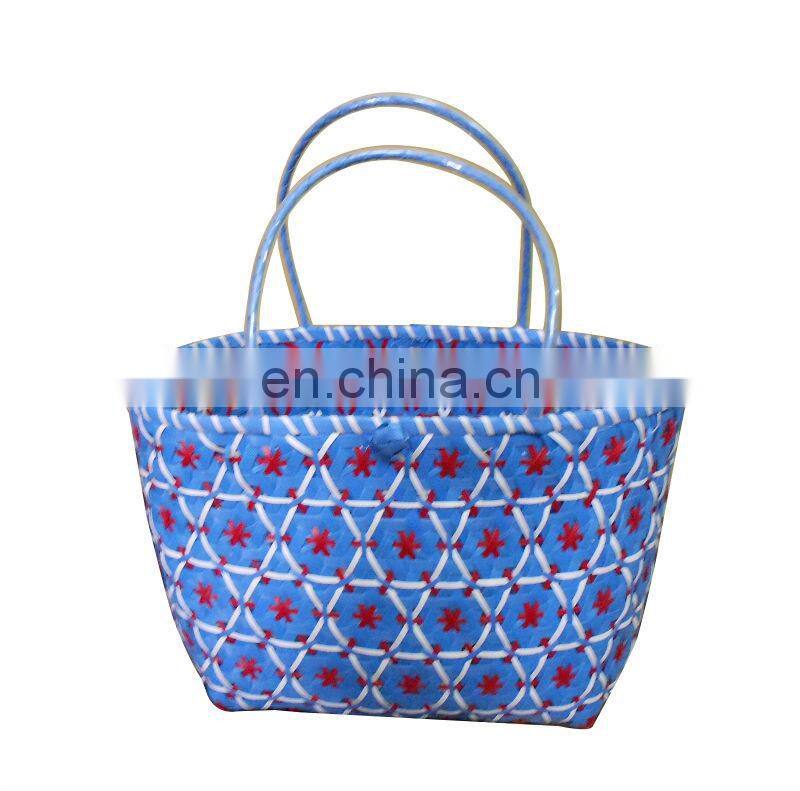 Hot Sales Plastic hand woven Shopping Bag