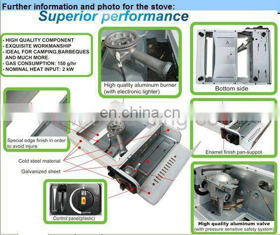 Stainless Steel Outdoor Butane Gas Stoves