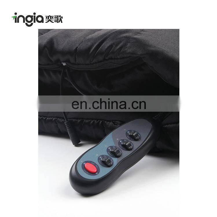 18W Black Vibrating Electric Massage Mat For Bed Wholesale