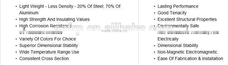 FRP round pipe/fiberglass pole/FRP flag pole/FRP indication rod in snow weather