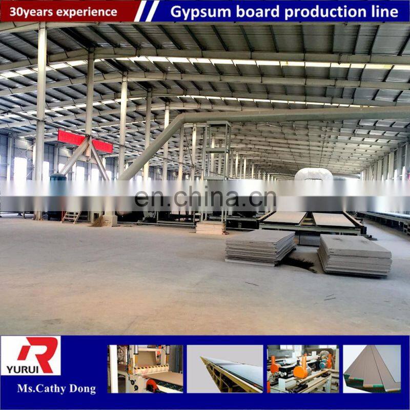 2016 hot sale germany type gypsum board production line/germany type gypsum board production line equipments producing