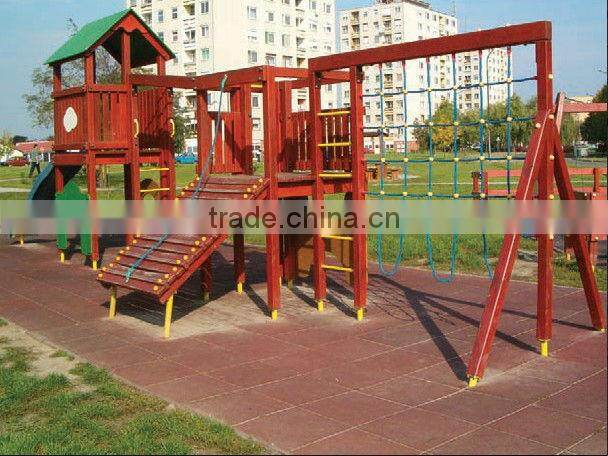 an-slip rubber flooring for backyard (EN1177, SGS, IOS9001:2000)