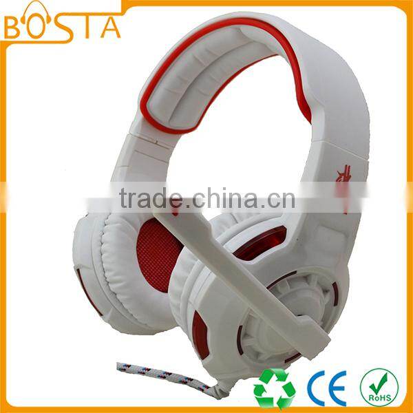 Wholesale stylish funny great quality fashion design vibration gaming headsets