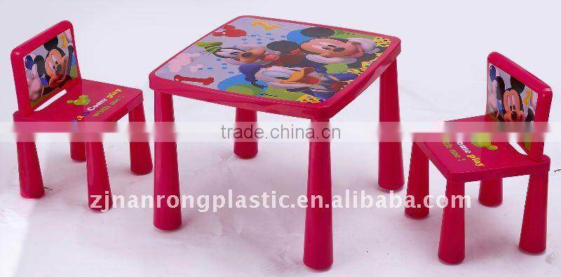 children plastic table and chairs set