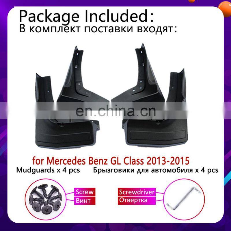 4 PCS for Mercedes Benz GL Class 2013 2014 2015 Mudguards Mudflaps Fender Guards Mud Splash Accessories GL350 GL400 GL450 GL500