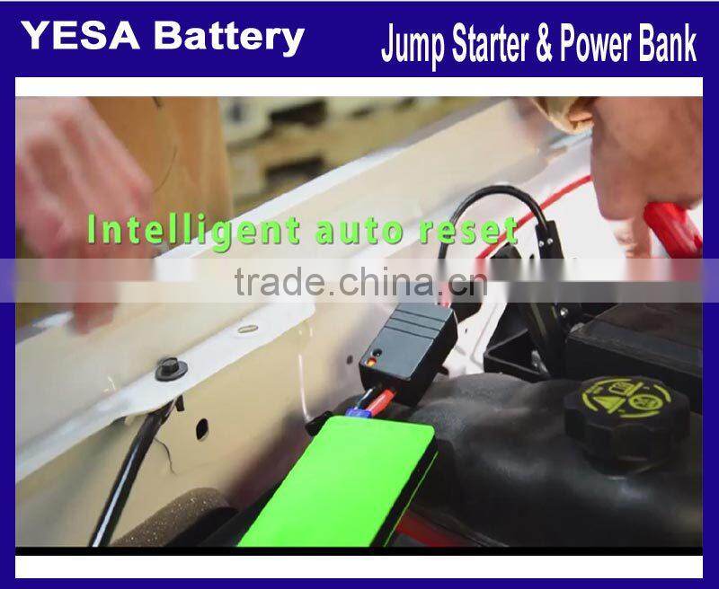 for any displacement Gasoline Car / Diesel Vehicle Thin Tpye 11000mAh Li-ion battery for USB EC5 output Jump Starter