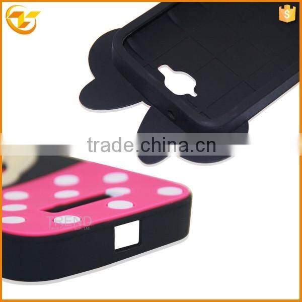 cartoon silicon cover for alcatel one touch pop c7