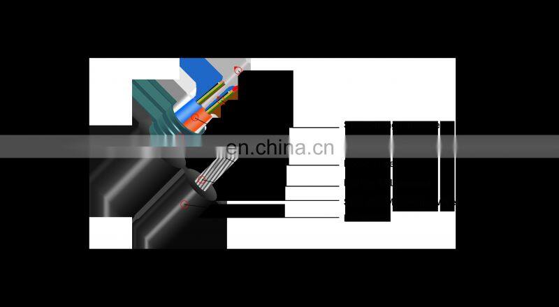 Figure 8 sm self supported cable 6/12/24 core fiber optic cable manufacturer in China