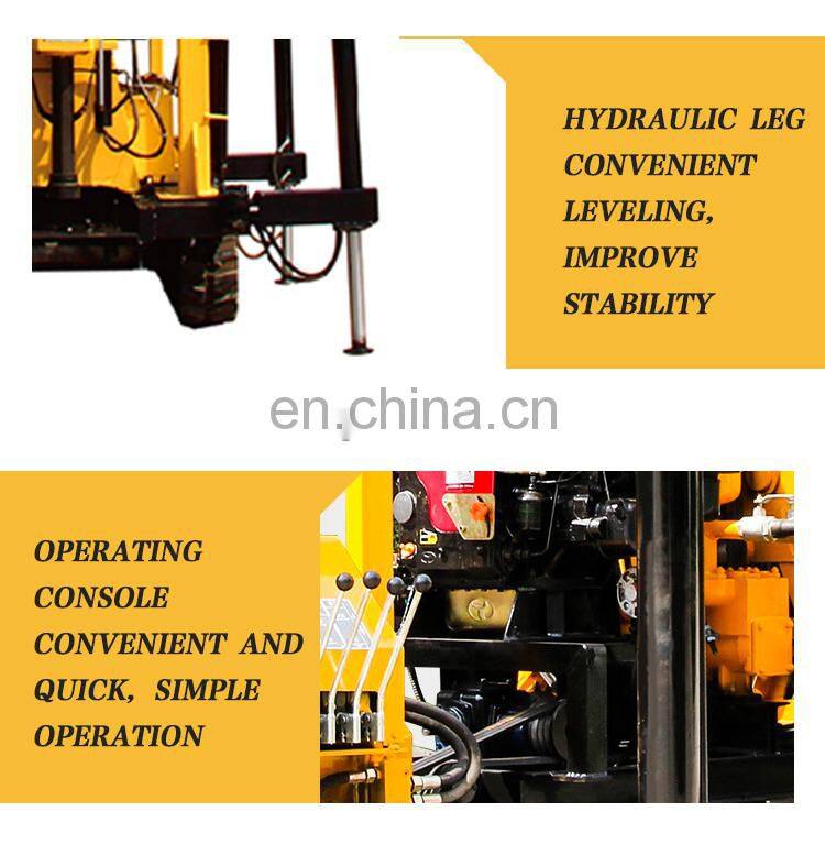 High quality XYX-3 trailer driven type core mine deep water well drilling rig machine