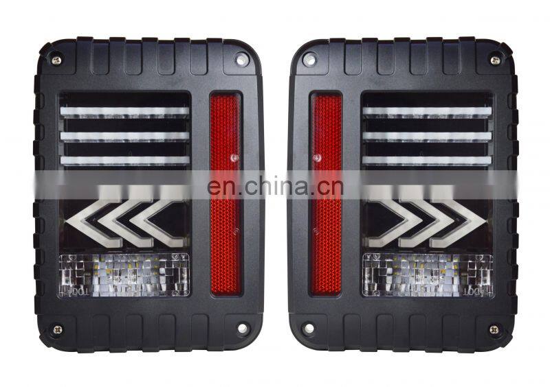 High quality For jeep for wrangler LED taillight for Jeep JK For wrangler 2007-2017 light car  US edition last 14 pairs
