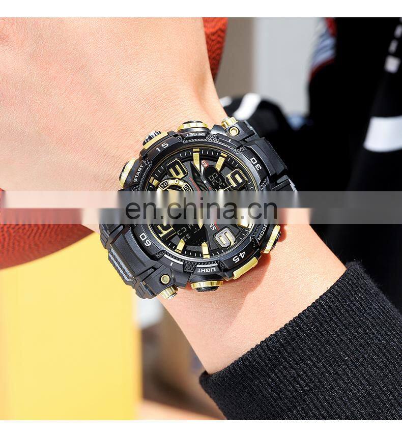 SMAEL1921 Quartz Watch Men Watch Waterproof Stopwatch LED Watches Male Clock Sport Men Digital Wristwatch