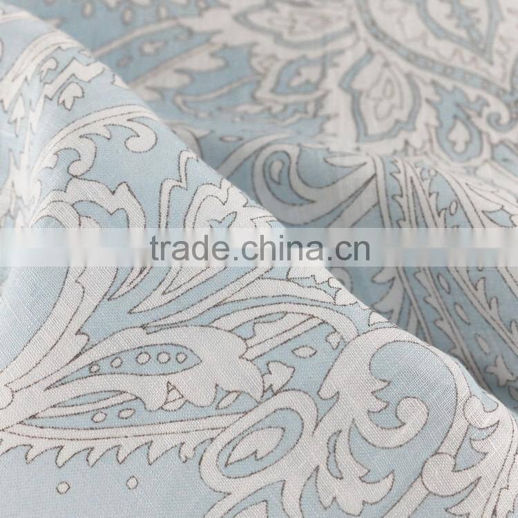 screen printed linen fabric wholesale 21*21,linen fabric for dress & skirt,100% linen fabric french