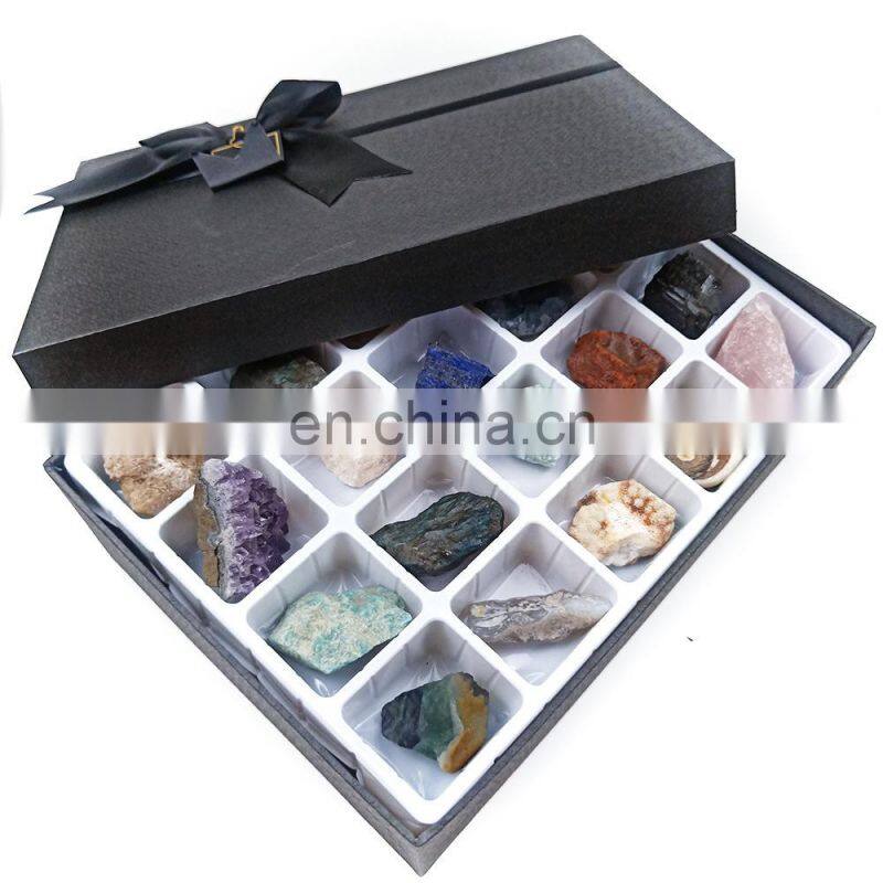 Semi-Precious Stone Crafts Rocks Rock Crystals Natural Meteorite Stones Gems Boxes Mineral Specimens Box