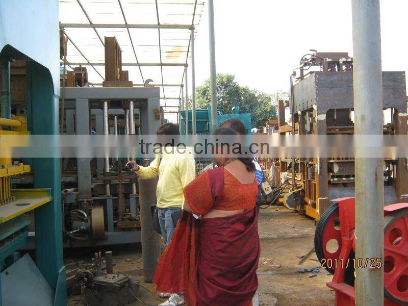 DS10-15 automatic concrete interlocking bricks making machine