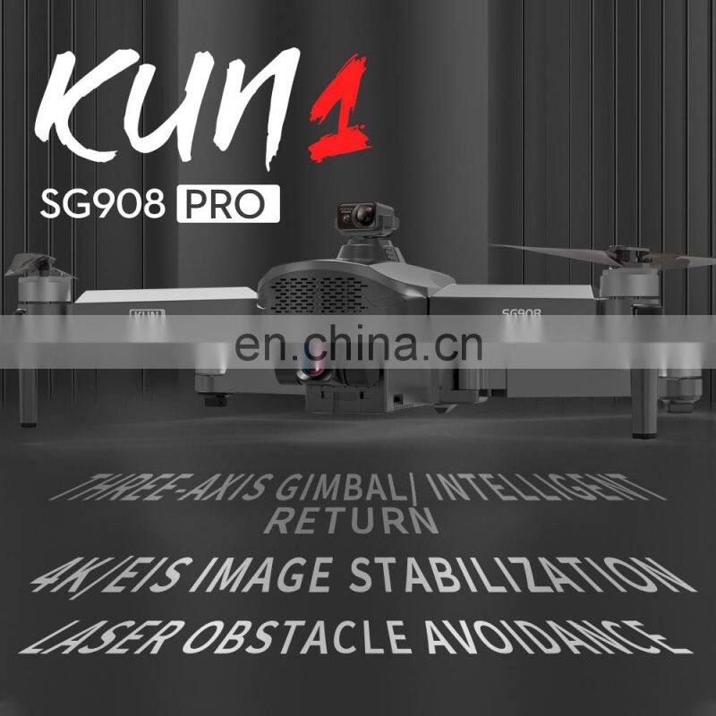 SG908 Drone With 4K quadcopter Camera 3-axis gimbal 1.2km control drones professional long distance drone sg908
