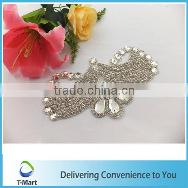 finding distributor of rhinestone mesh applique