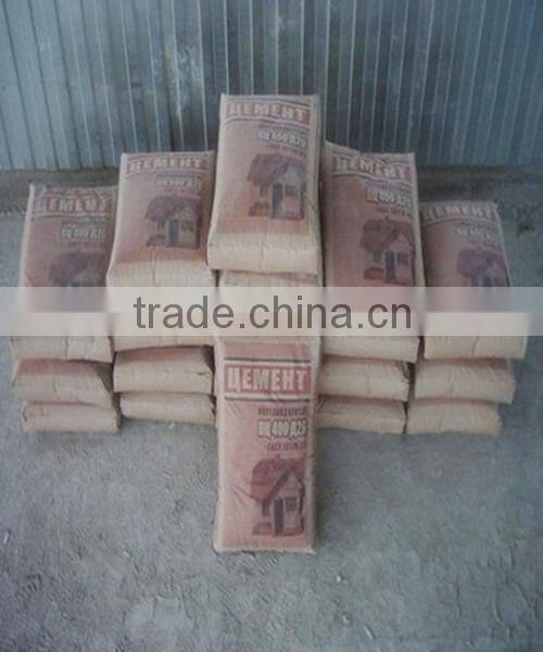China supplier 2014 new brand brown kraft paper bag for packing cattle feed cement 50kg/25kg