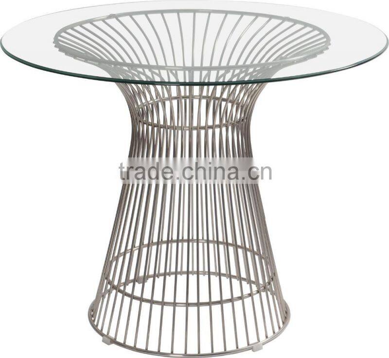 Knoll metal platner dining table by warren platner for dining room