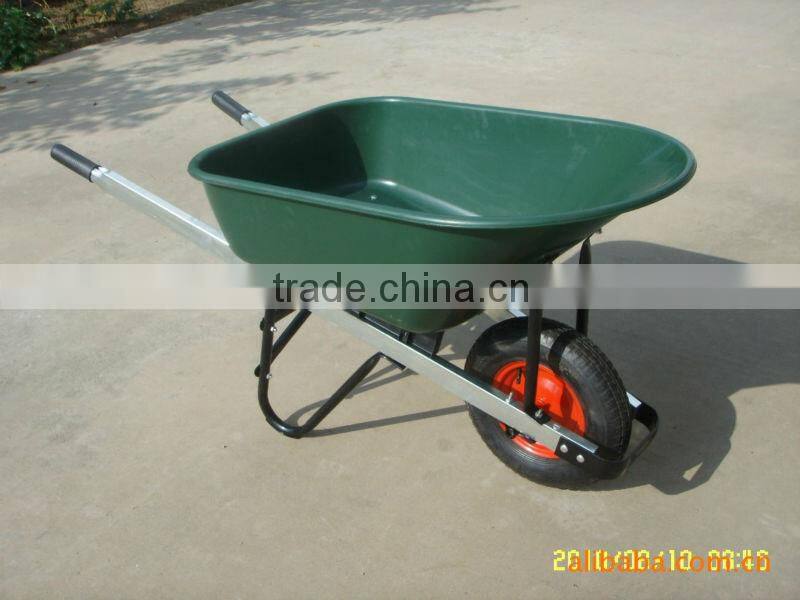 80L heavy duty wheelbarrow WH6600for garden and building with wood handle cheap