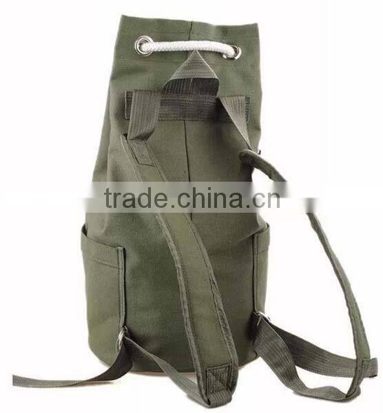 Drawstring pouch backpack travel bag