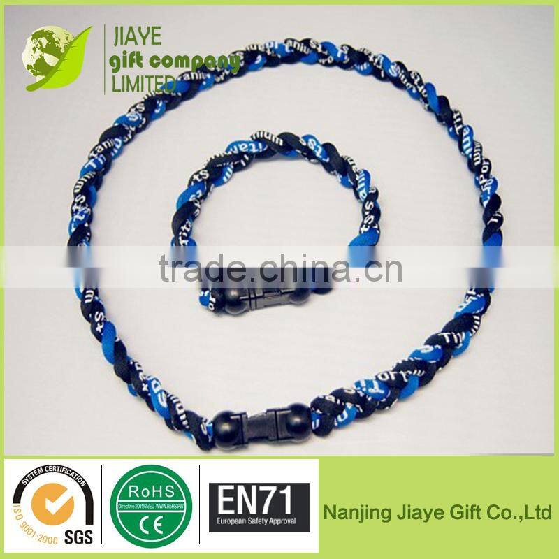 New 3 Ropes Tornado Ionic Titanium Baseball Sports Necklace