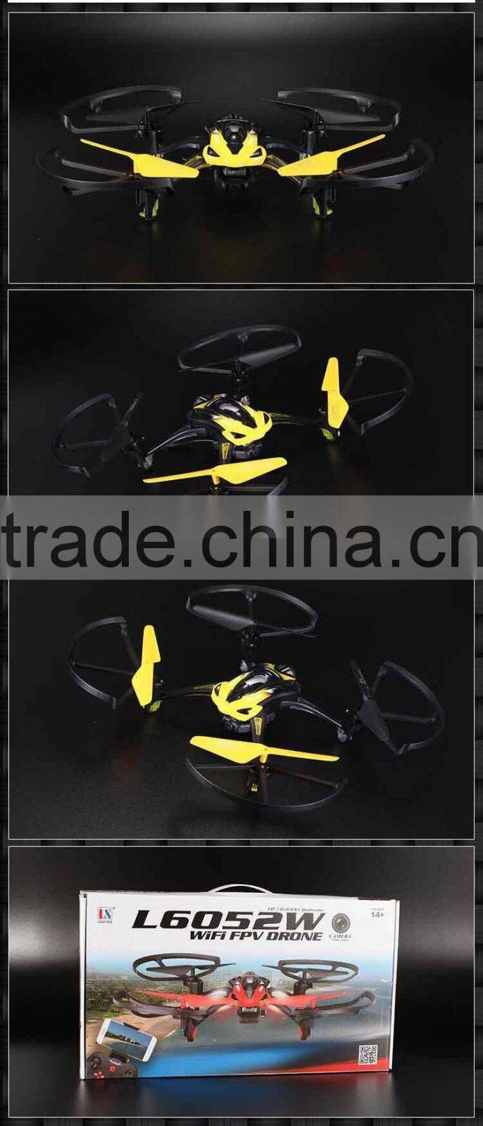 2015 TOP Selling L6052W 2.4G 6-Axis RC Quadcopter with 0.3MP Camera WIFI FPV Real Time Transmission