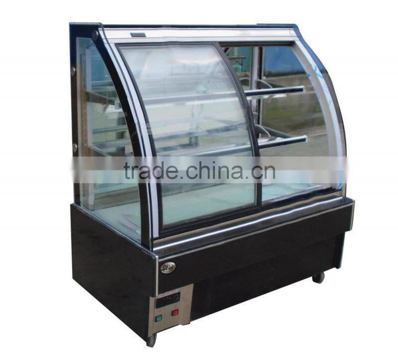 APEX supermarket/store front opening upright freezer with glass doors/double door upright freezer/upright freezer showcase